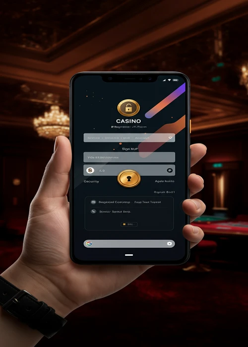 Screenshot of Goldwin Casino registration form, showcasing the secure account creation process.
